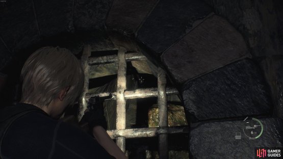 You&rsquo;ll see the Clockwork Castellan near the top of the sewer grate here.