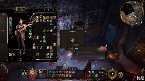 then place a heart on the ancient altar to open a secret door!