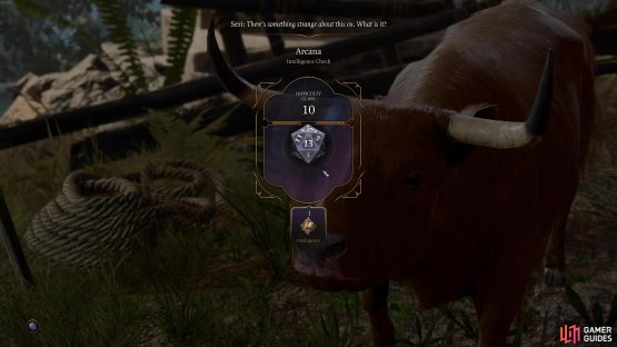 you&rsquo;ll need to perform an Arcana check to see if you dig deeper into this or not!