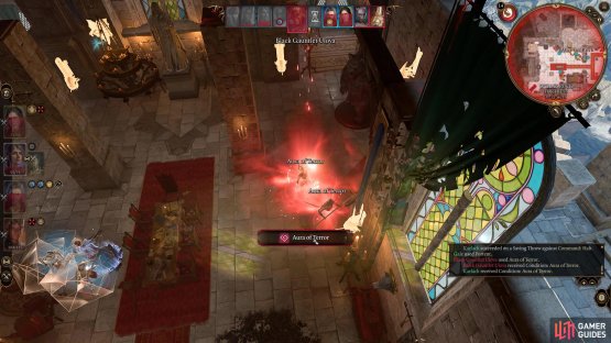 Or Aura of Terror. This is why you want to take them out as soon as possible.