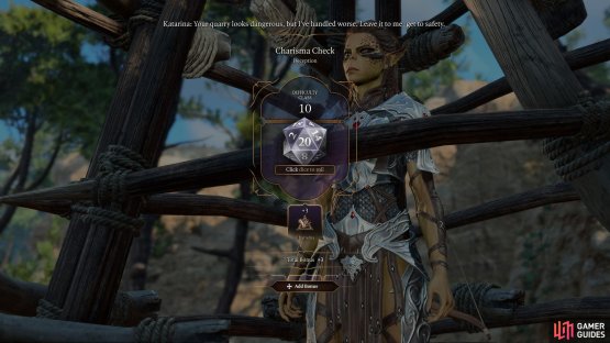 If you&rsquo;re a Paladin, you can attempt a Deception check to avoid conflict.