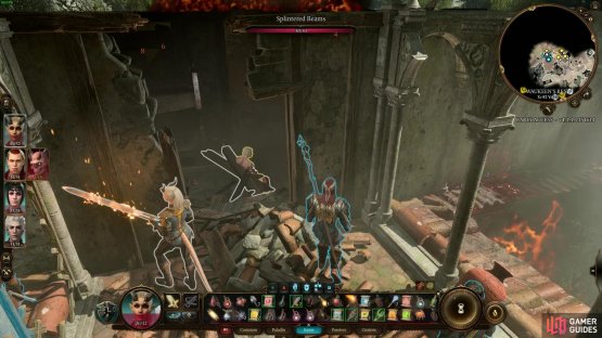 Break down the broken door, walk into the room, and start the Rescue the Trapped Man quest in Baldur&rsquo;s Gate 3.
