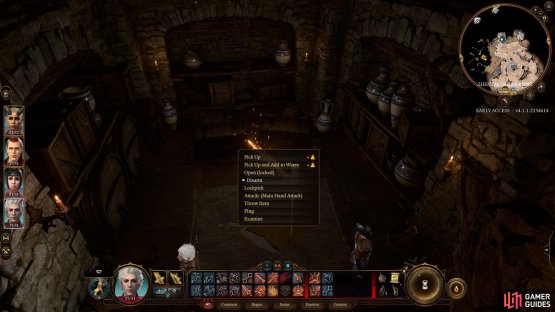 You can use the keys you get from the guards to open the locked cells and then get access to the chests.