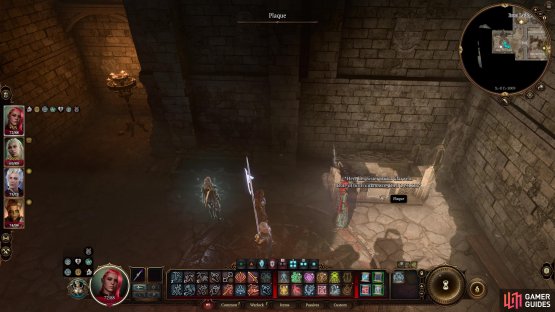 which leads underneath the temple, where you can find Shirra&rsquo;s sarcophagus.