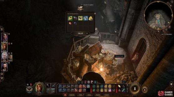 You&rsquo;ll find a decent amount of gold and some useful items in the treasure hoard.