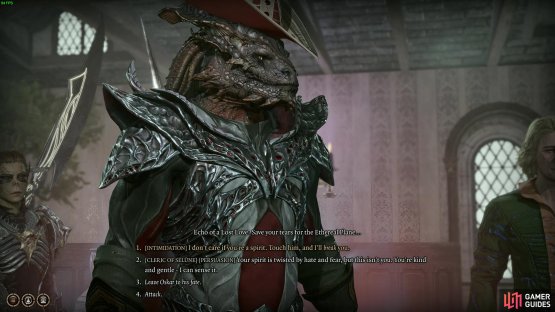 You make a choice with the Free The Artist quest in BG3, with both his death or removing the ghost leading to different rewards.