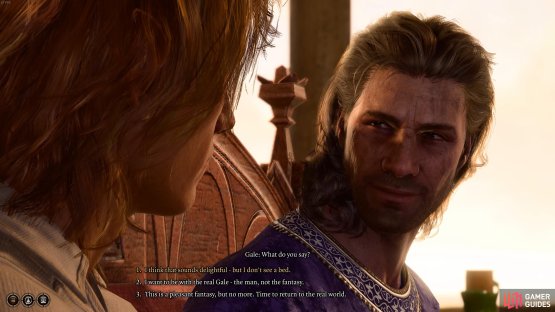 You&rsquo;ll need to choose between a real romantic experience with Gale, or a fantastical one.