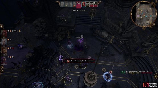 A Deep Umbral Tremor will summon a Justiciar Crusader - a miniboss who is surprisingly squishy, despite its high Hit Points.