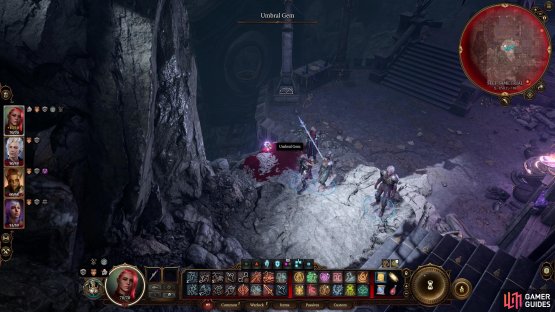 The last clone defeated will drop the Umbral Gem you need.