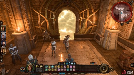 The way to the Inquisitor&rsquo;s Chambers is blocked until you insert the Gith Shard into the Disruptor.