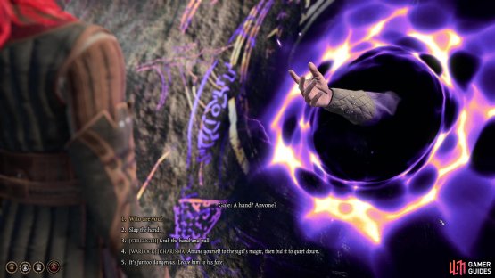 Investigate and help a Wizard named Gale through the unstable portal.