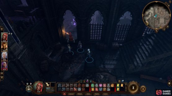 West of the statue in the center of the Selunite Outpost you&rsquo;ll find an open window,