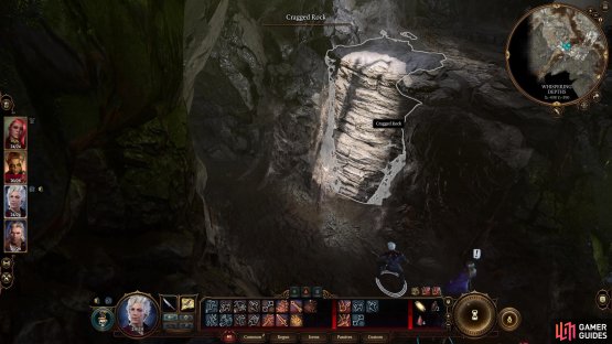 Sneak through the tunnels and climb a cliff,