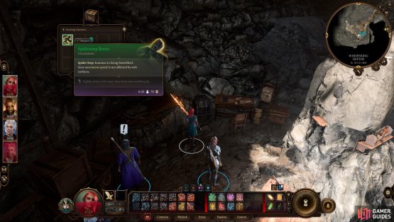 Search a well-furnished side chamber to score some Spiderstep Boots,