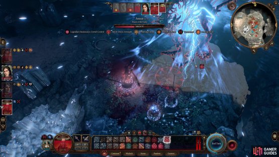 Stun him with a crowd-control spell like Mind Blast to get the Crash Landing achievement.