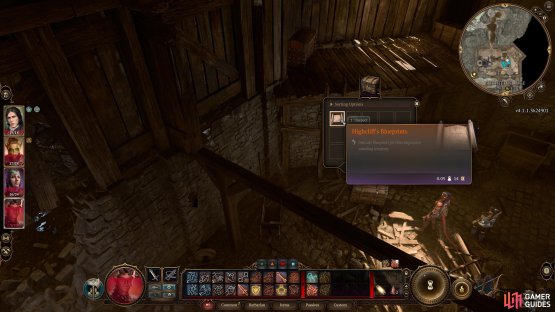 You can find Highcliff&rsquo;s Blueprints in a chest opposite of the Melting Furnace which will start the quest.
