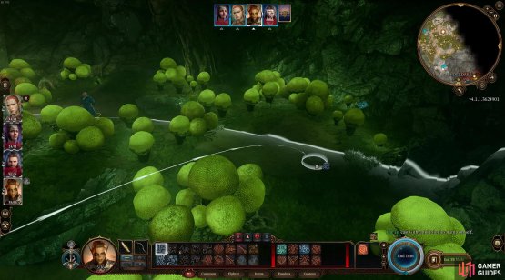 Jump over using Lae&rsquo;zel&rsquo;s powerful jump ability