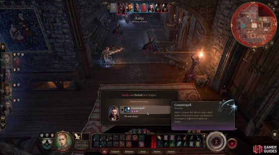 and her main attack is a powerful Fireball spell. 