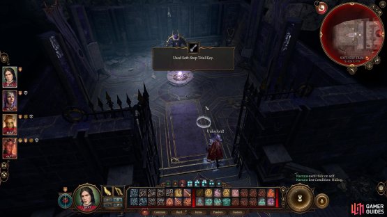 After you&rsquo;ve unlocked the gate, pick up the Umbral Gem.