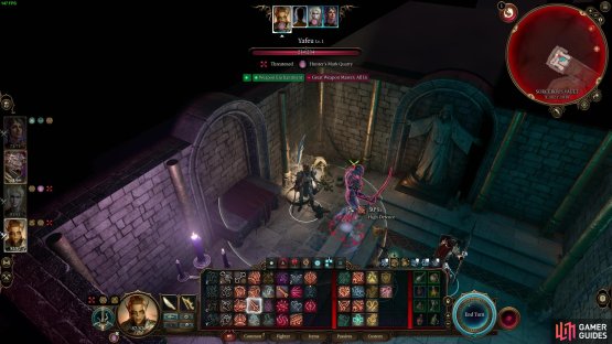 You can fight the genie for being a meanie and trapping your party member.