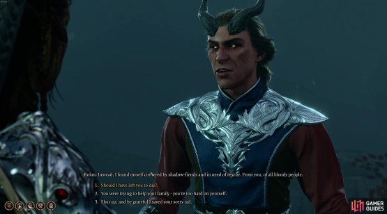 he was trying to save the Tieflings but evidently couldn&rsquo;t without your help!