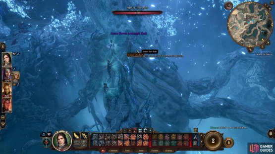 After you&rsquo;ve dealt with the enemies in the area, climb back up the branch where the first Hook Horror was, and you&rsquo;ll find the Sussur Bark. Now head back to the basement in Blighted Village.