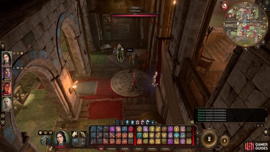 Uktar can be found at the bottom of the stairs near Keene&rsquo;s office.