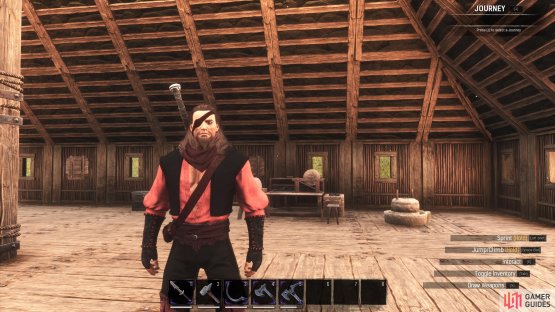 A preview of the Black Corsair light armor set.
