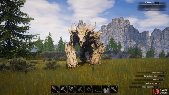 This Rotbranch boss likes to patrol the area, rather than sleep.