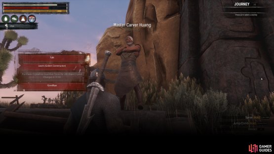 Master Carver Huang can still be found at Mek-Kamoses&rsquo; Spire.