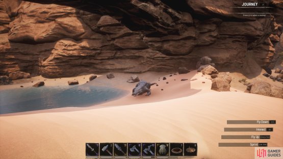 The Giant Crocodile near a small pool west of Mek-kamoses&rsquo;s Spire.