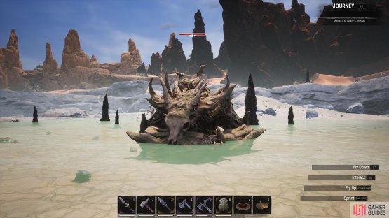 You&rsquo;ll find the Rotbranch boss sleeping at the Shattered Springs.
