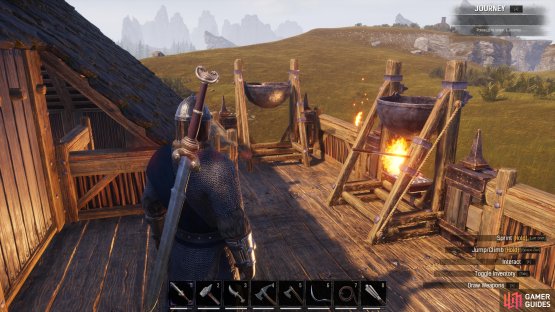 Place siege cauldrons at multiple angles to cover different choke points.