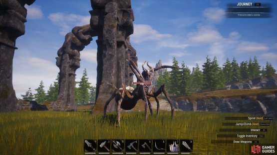 The Demon Spider at Spinner&rsquo;s Ridge, on the Isle of Siptah.