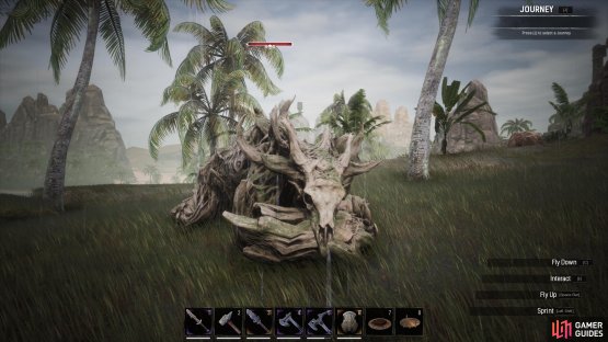 Look for the Rotbranch sleeping on the island to the east of Tarman&rsquo;s Barth.