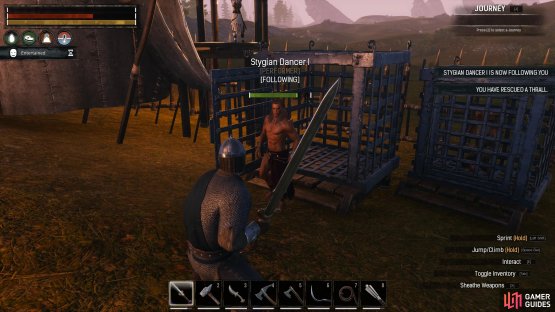 You&rsquo;ll start off by getting weaker thralls as rewards from the purge camp.