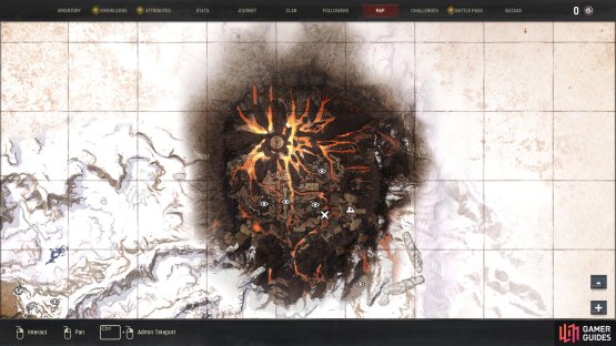The Volcano biome has plenty of Obsidian and Rocknose enemies to farm, particularly in the southern part.