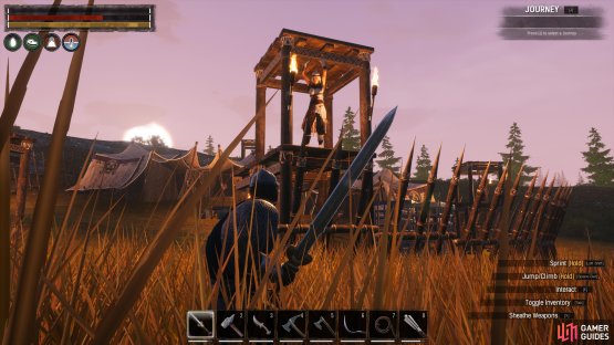 At the end of a purge attack, you can go to the purge camp to see the enemy surrender.