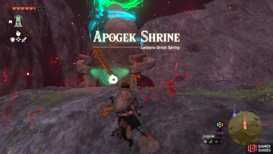  and you&rsquo;ll find the shrine below. 