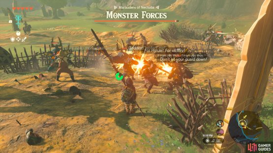Fight alongside the other soldiers 