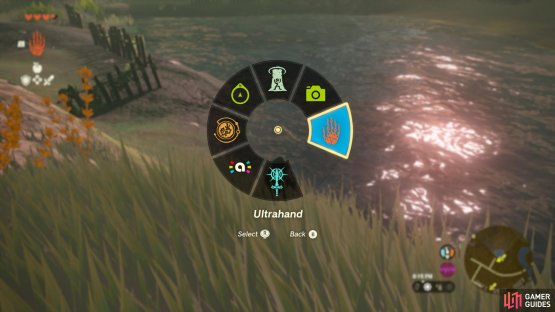 Activate the Ultrahand Ability 
