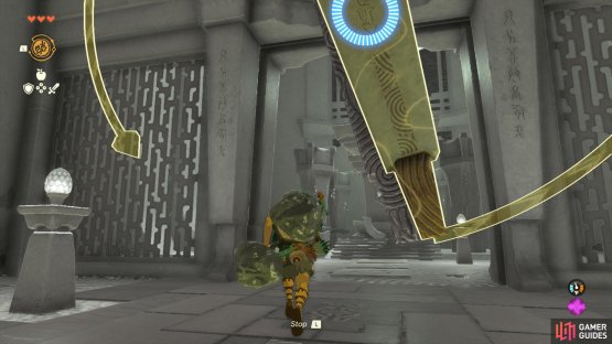 then pass through the door before cancelling the recall!