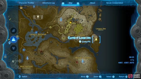 Head to this location on the map 