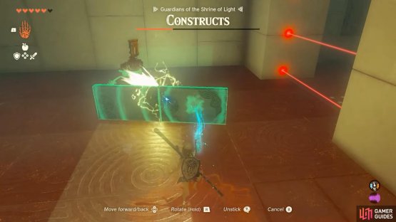 Using the spikes once more on the final enemy