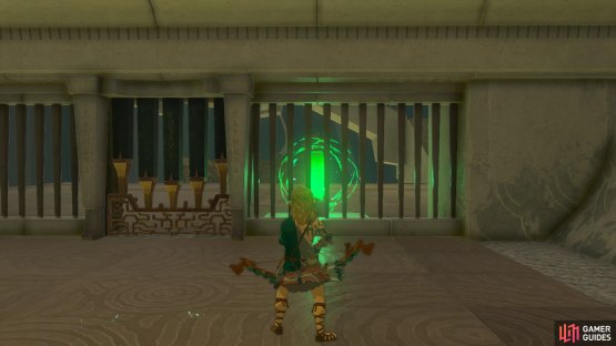 and it&rsquo;ll turn green and open the gate!