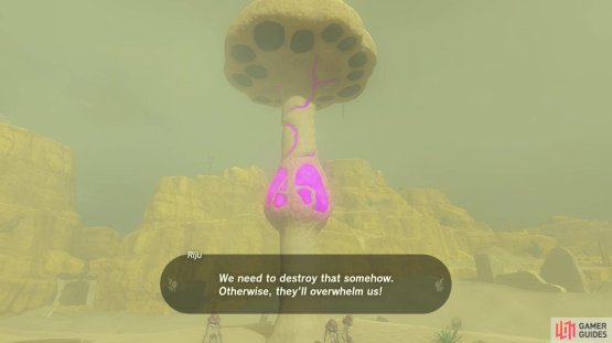 and then destroy the mushroom to stop them from spawning!