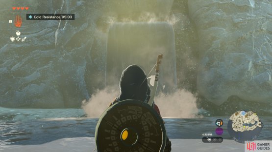 Head to the waterfall 