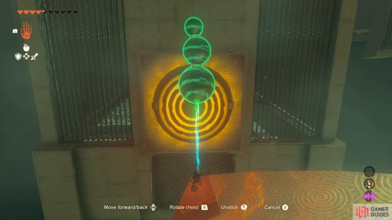 then position them in front of the target like and it&rsquo;ll activate the door whilst falling.