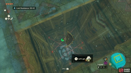 You will need to make your way down avoiding the security lasers.
