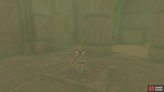 to reveal a pressure plate that opens up the door to the rest of the temple!